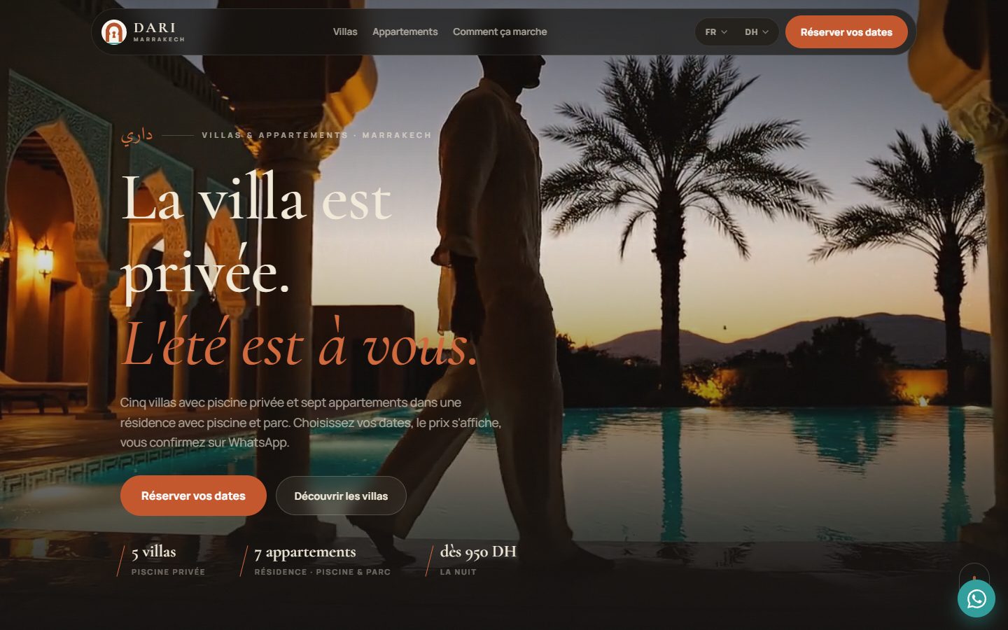 DARI Marrakech — site by NOVON